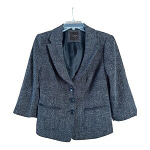 The Limited Women’s Gray Blazer, Three Quarter Sleeves, Sz Medium
